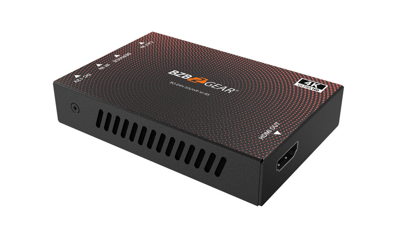 BZB Gear BG-EXH-50UWP-W 4K UHD 18Gbps HDMI/USB-C Wall Plate Transmitter/Receiver Kit
