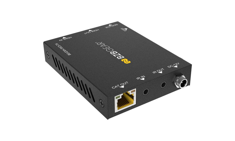 BZB Gear BG-EXH-70C3 4K UHD HDMI Extender Over Cat5e/6 with Bi-Directional IR/PoC/ARC