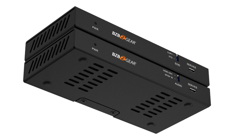 BZB Gear BG-EXH-70C4 4K UHD HDMI HDBaseT Extender With IR/ARC/PoC/RS-232 And Audio Embedding/De-Embedding
