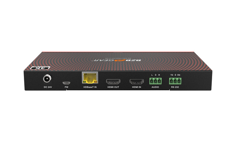 BZB Gear BG-EXH-70UCWP-W 4K UHD 18Gbps HDBaseT HDMI/USB-C/RS-232 Wall Plate Transmitter/Receiver Kit