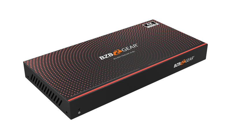 BZB Gear BG-EXH-70UCWP-W 4K UHD 18Gbps HDBaseT HDMI/USB-C/RS-232 Wall Plate Transmitter/Receiver Kit