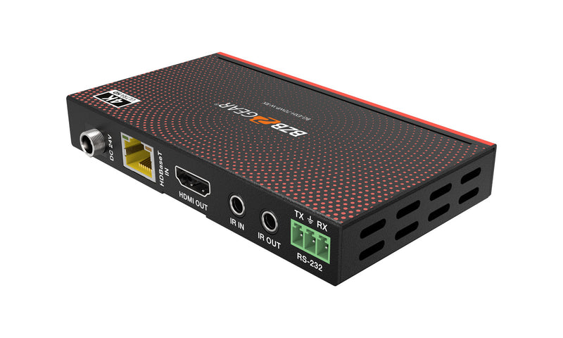 BZB Gear BG-EXH-70WP-W 4K UHD 18Gbps HDMI Wall Plate Transmitter/Receiver Kit