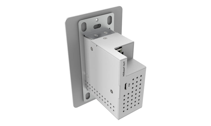 BZB Gear BG-EXHD-70UCWP-W 4K UHD 18Gbps HDBaseT HDMI/MDP/RS-232 Wall Plate Transmitter/Receiver Kit