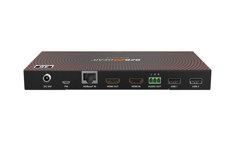 BZB Gear BG-EXHD-70UWP-W 4K UHD 18Gbps HDBaseT HDMI/MDP/KVM Wall Plate Transmitter/Receiver Kit