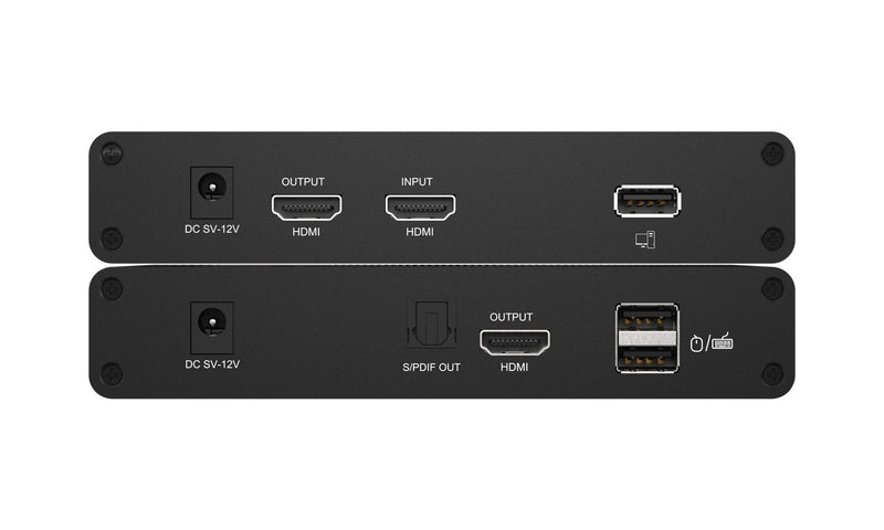 BZB Gear BG-EXHKVM-70C 4K UHD HDMI/KVM Extender Over Cat5e/6 With Zero Latency and HDR/ARC Support