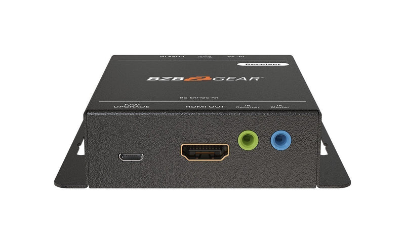 BZB Gear BG-EXHOC 4K UHD HDMI Extender Over Single Coax Cable With Bi-Directional IR