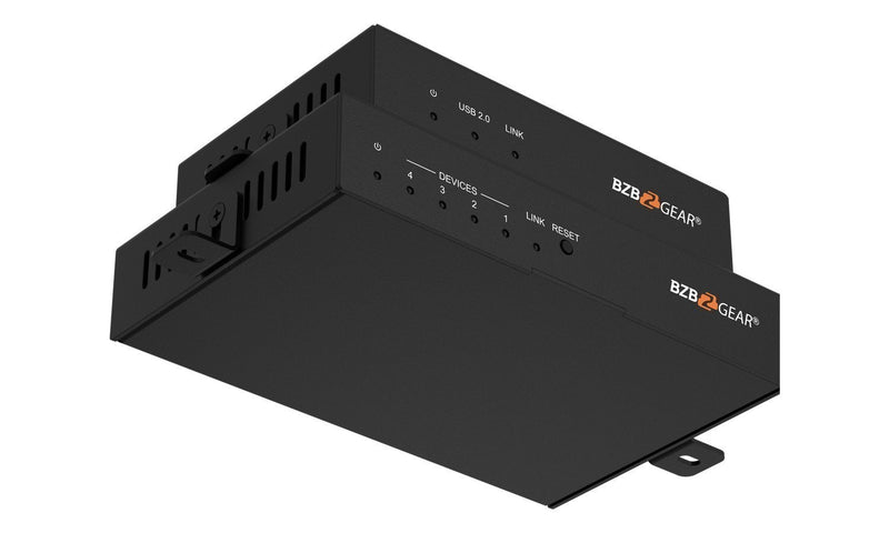 BZB Gear BG-EXUF 4-Port USB 2.0/3.0/3.1 SuperSpeed Extender Over Fiber Optic Cable