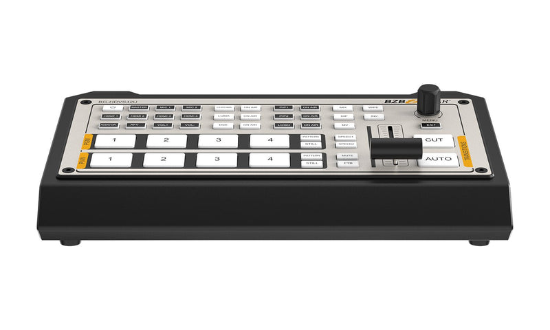 BZB Gear BG-HDVS42U 4-Channel 1080P FHD HDMI Live Streaming Switcher Mixer