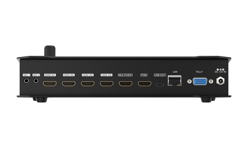 BZB Gear BG-HDVS42U 4-Channel 1080P FHD HDMI Live Streaming Switcher Mixer
