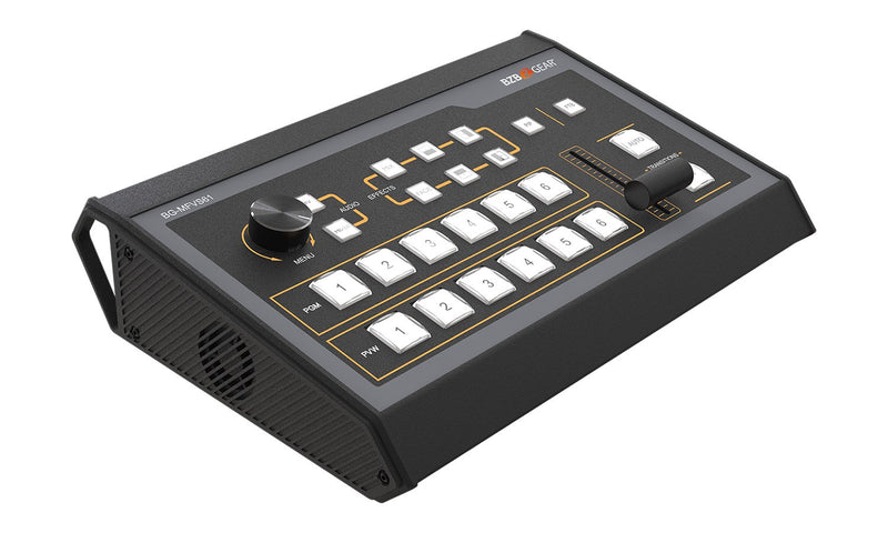 BZB Gear BG-MFVS61-G2 6-Channel 1080P FHD SDI/HDMI Live Streaming Multi-Format Video Switcher Mixer