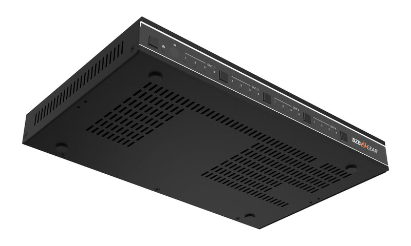 BZB Gear BG-MVS4X4-4KL 4x4 4K UHD HDMI Video Wall Processor/Seamless Matrix Switcher