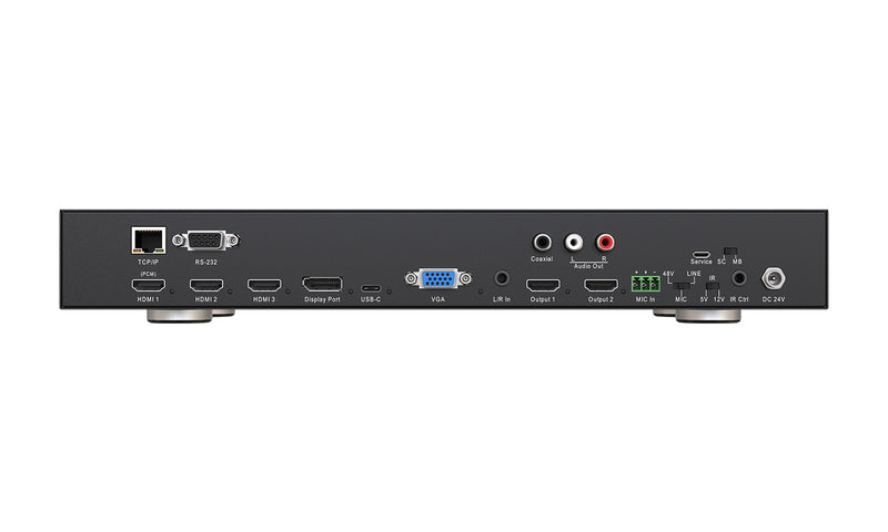 BZB Gear BG-PSC6x2-4K 6x2 4K UHD Conference Room Presentation Switcher Scaler