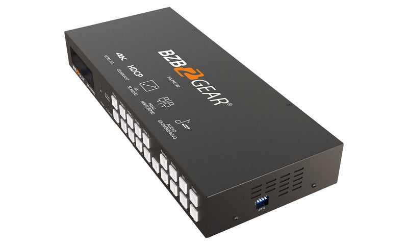 BZB Gear BG-PSC7X2 7x2 4K UHD Presentation Switcher Scaler