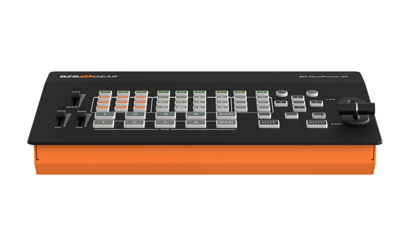 BZB Gear BG-QUADFUSION-4K 4-Channel 4K Live Streaming HDMI/DP Switcher