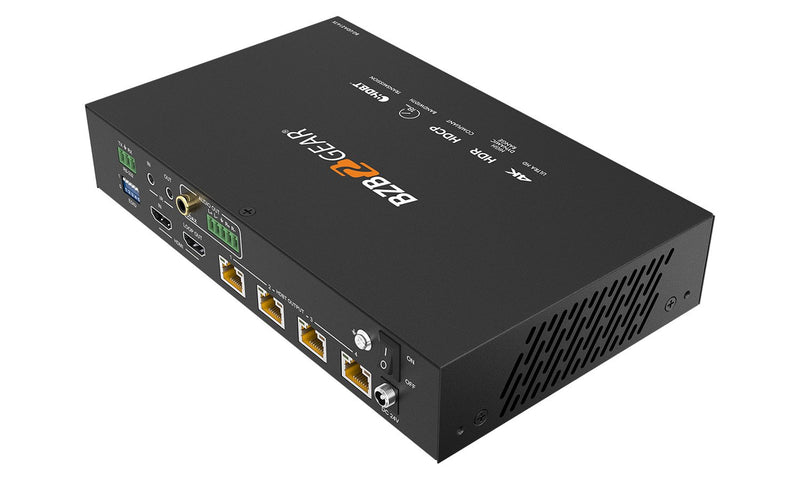 BZB Gear BG-UDA-E14 1x4 4K UHD HDMI HDBaset Splitter/Distribution Amplifier Kit