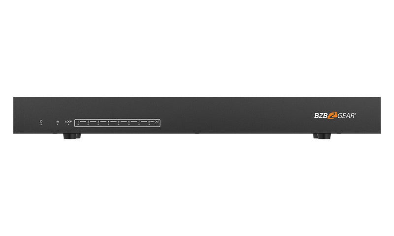 BZB Gear BG-UDA-E18 1x8 4K UHD HDMI HDBaset Splitter/Distribution Amplifier Kit