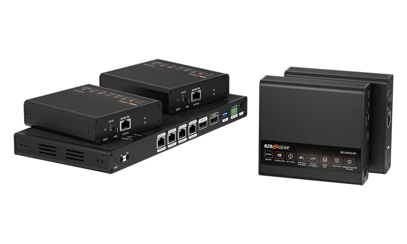 BZB Gear BG-UDAIC-E14 1x4 4K UHD HDMI Splitter/Distribution Amplifier Kit