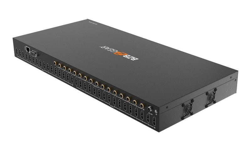 BZB Gear BG-UHD-1616M 16x16 4K UHD HDMI Matrix With Advance EDID/Audio De-embedding/Downscaling and CEC