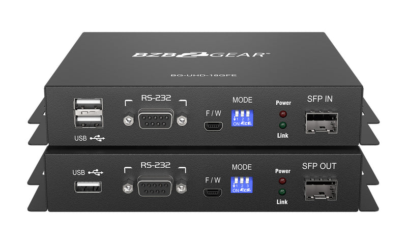 BZB Gear BG-UHD-18GFE 4K UHD HDMI USB KVM Extender Kit