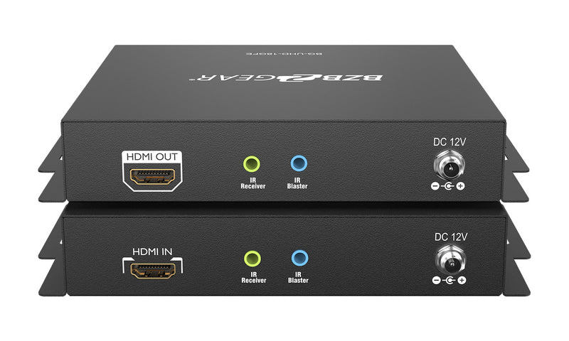 BZB Gear BG-UHD-18GFE 4K UHD HDMI USB KVM Extender Kit