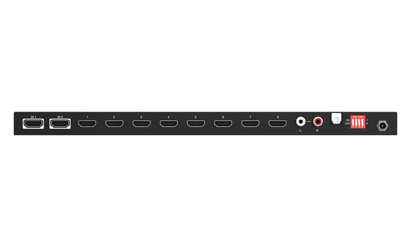 BZB Gear BG-UHD-DA2X8 2x8 4K UHD HDMI Splitter/Distribution Amplifier With CEC Support