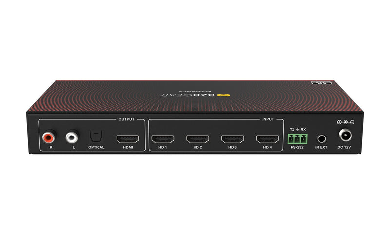 BZB Gear BG-UHD-MVS41A 4x1 4K UHD HDMI Seamless Switcher/Quad MultiViewer