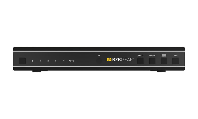 BZB Gear BG-UHD-MVS41A 4x1 4K UHD HDMI Seamless Switcher/Quad MultiViewer
