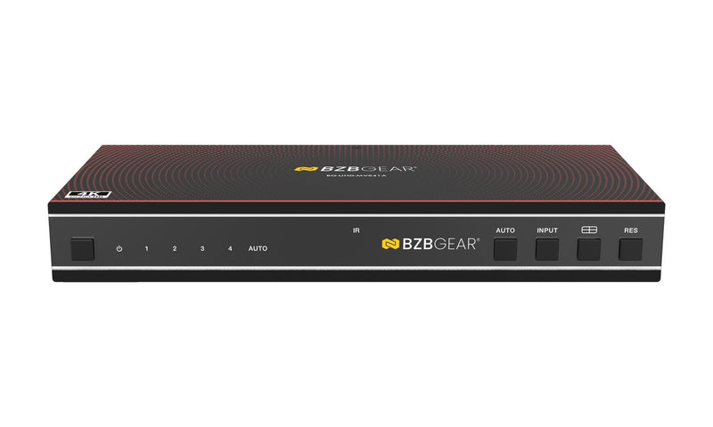 BZB Gear BG-UHD-MVS41A 4x1 4K UHD HDMI Seamless Switcher/Quad MultiViewer