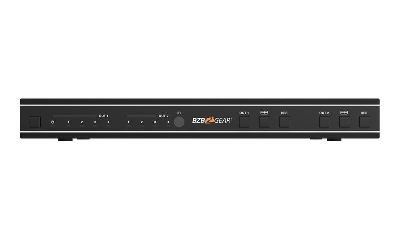 BZB Gear BG-UHD-MVS42MA 4x2 4K UHD HDMI Seamless Switcher/Quad MultiViewer