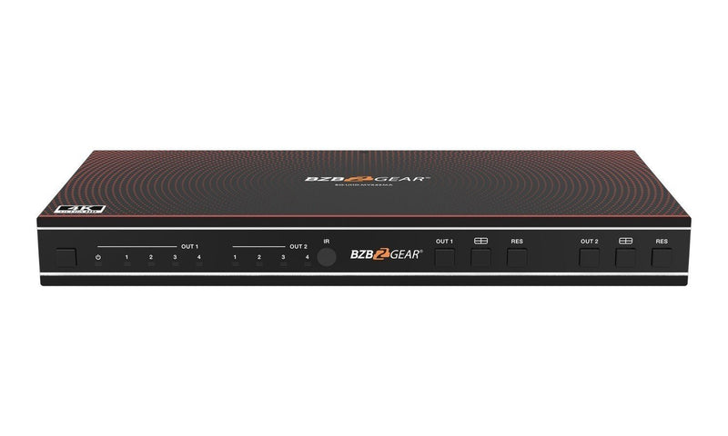 BZB Gear BG-UHD-MVS42MA 4x2 4K UHD HDMI Seamless Switcher/Quad MultiViewer