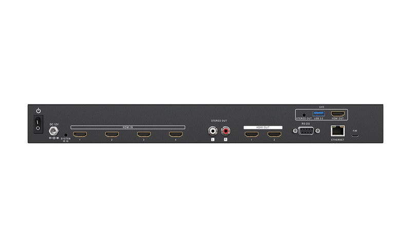 BZB Gear BG-UHD-QVP-4X2 4x2 4K UHD Seamless Switcher/Scaler/MultiViewer