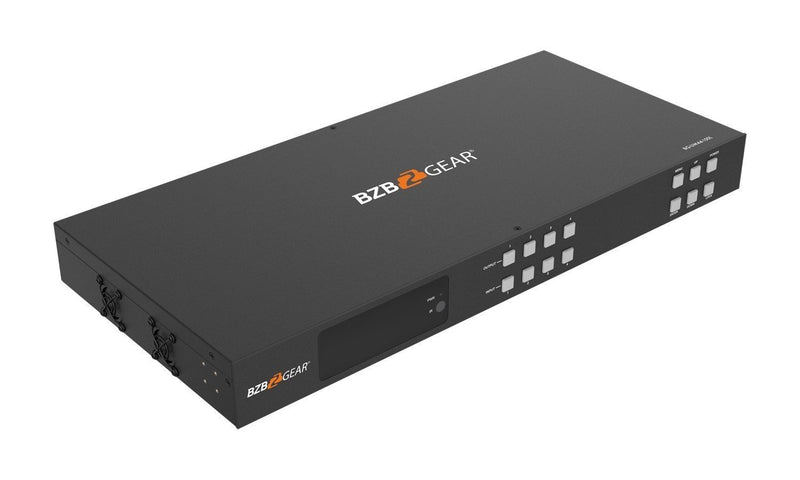 BZB Gear BG-UM44-150L-KIT 4x4 4K UHD 18Gbps HDMI Matrix Switcher Over HDBaseT Kit