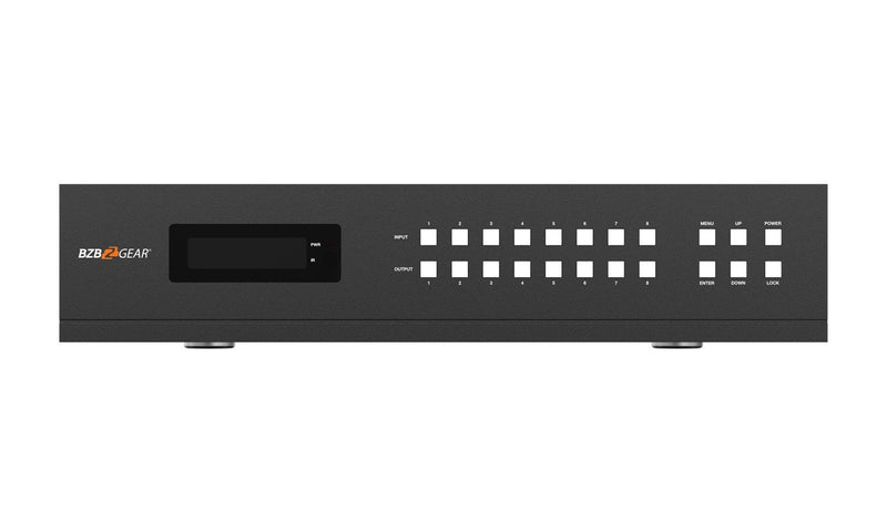 BZB Gear BG-UM88-100M-KIT 8x8 4K UHD HDMI/Audio Matrix Switcher Over HDBaseT