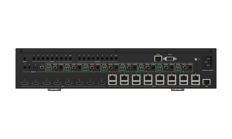 BZB Gear BG-UM88-100M-KIT 8x8 4K UHD HDMI/Audio Matrix Switcher Over HDBaseT