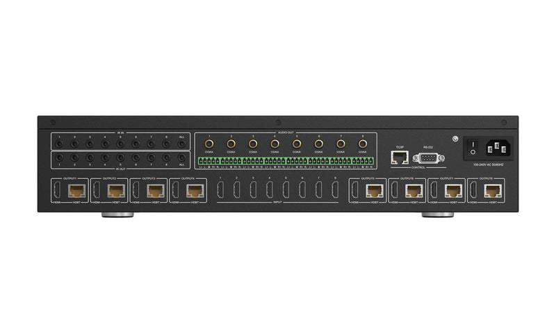 BZB Gear BG-UM88-150L-KIT 8x8 4K UHD 18Gpbs HDMI Matrix Switcher Over HDBaseT