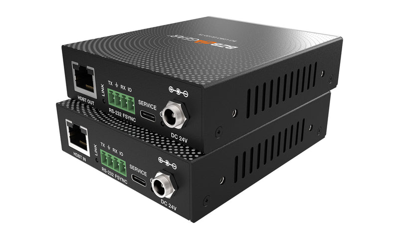 BZB Gear BG-USB3-LR100 4-Port USB 3.0 HDBaseT Extender Over Cat6/7 Cable with PoC/RS-232/FSYNC GPIO
