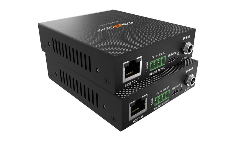 BZB Gear BG-USB3-LR100 4-Port USB 3.0 HDBaseT Extender Over Cat6/7 Cable with PoC/RS-232/FSYNC GPIO