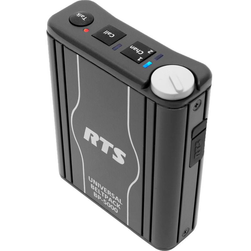 RTS BP-5000 Dual-Channel Beltpack (4-Pin Female)
