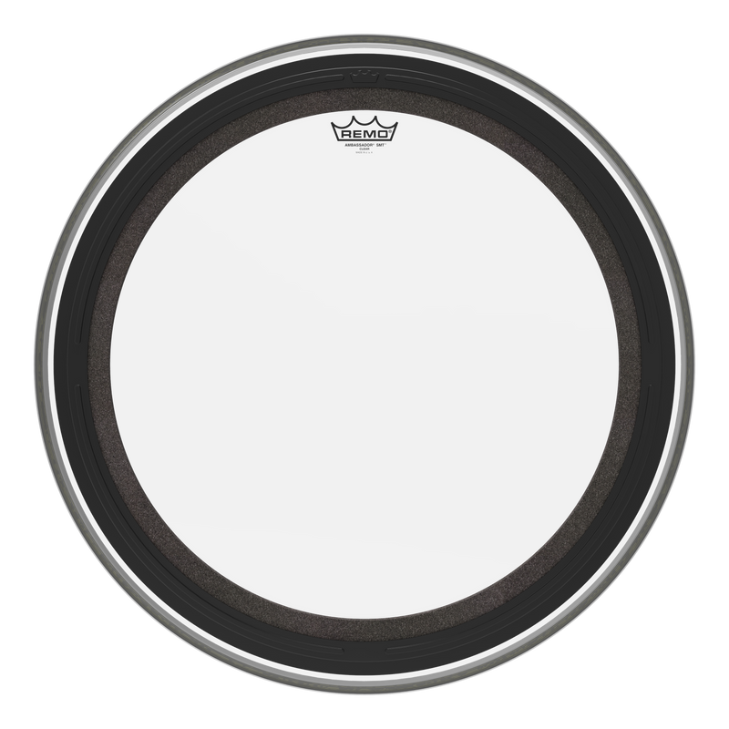 Remo BR-1324-00-SMT Ambassador SMT Clear Bass Drumhead - 24"