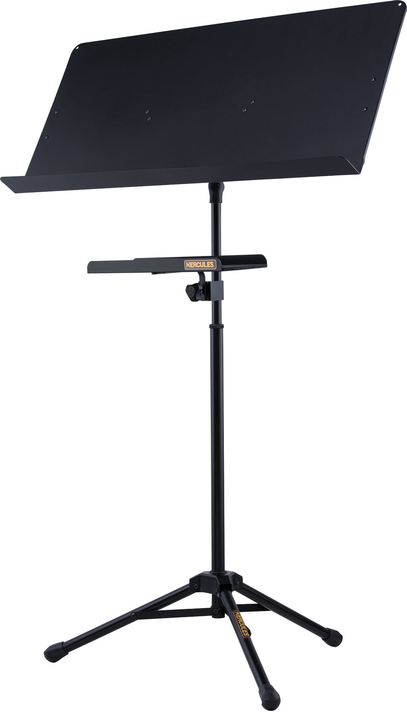 Hercules BS243B-HA103 Stand d'orchestre avec bureau étendu et plateau accessoire