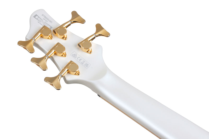 Ibanez BTB605MLMPWM BTB Bass Workshop 5 Strings Electric Bass Multiscale (Pearl White Matte)