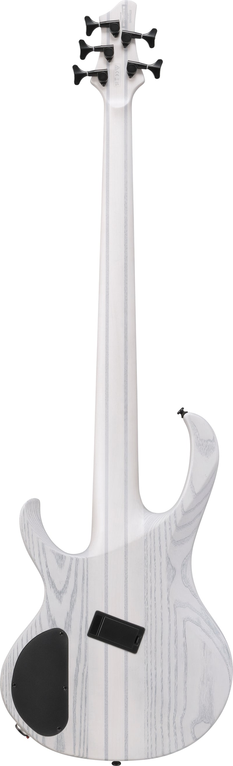 Ibanez BTB865MSTWF BTB Bass Workshop 5 String Electric Bass (Transparent White Flat)