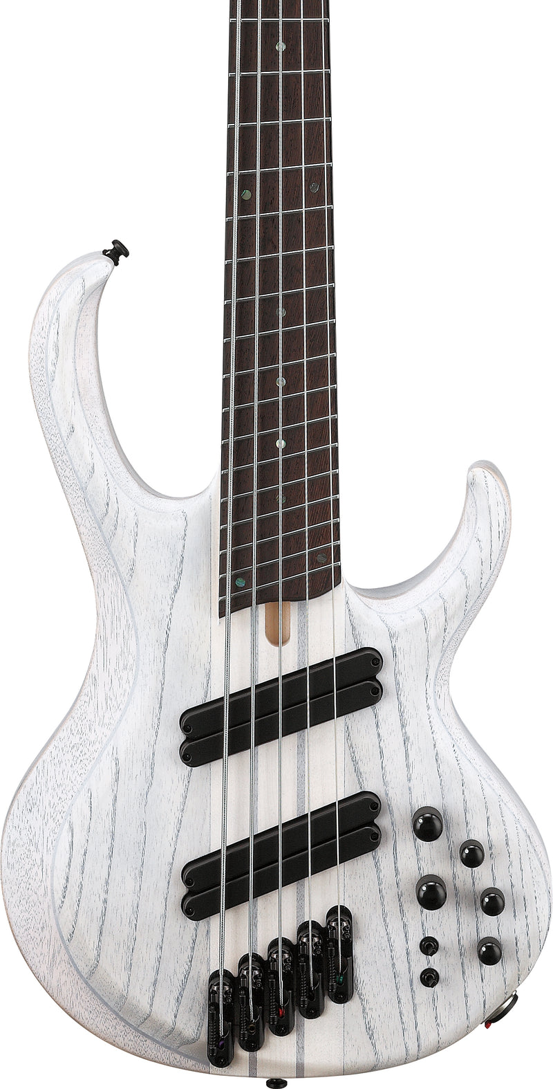Ibanez BTB865MSTWF BTB Bass Workshop 5 String Electric Bass (Transparent White Flat)