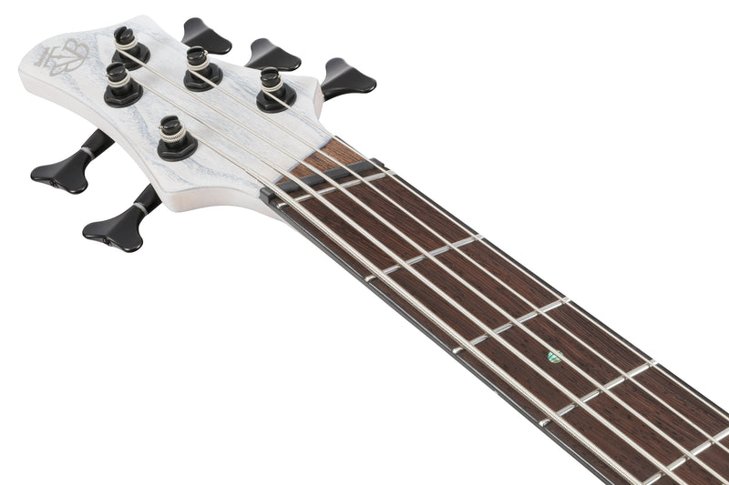 Ibanez BTB865MSTWF BTB Bass Workshop 5 String Electric Bass (Transparent White Flat)