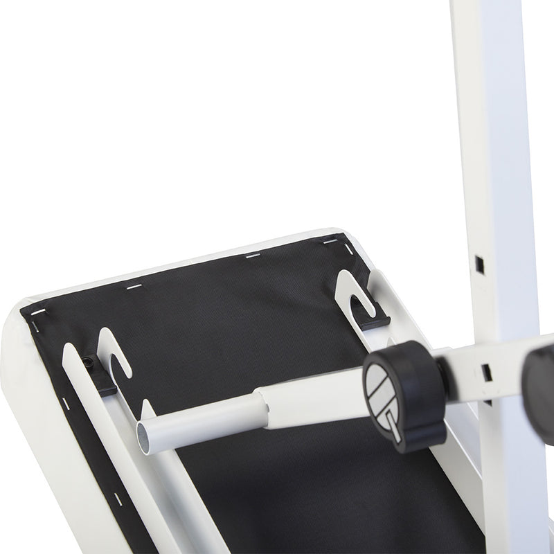 Quiklok bx8wh hauteur a réglable petit banc avec coussin épais (blanc)