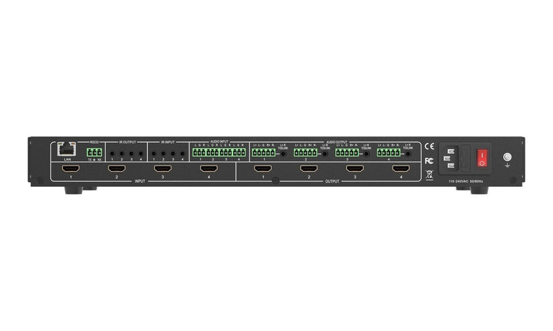 BZB Gear BZ-MVS4X4-4K 4x4 4K UHD HDMI Video Wall Processor/Seamless Matrix Switcher