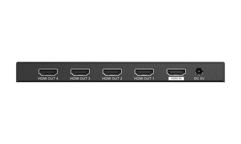 BZB Gear BG-DA-14 1x4 4K UHD HDMI Splitter With HDR And 3D Support