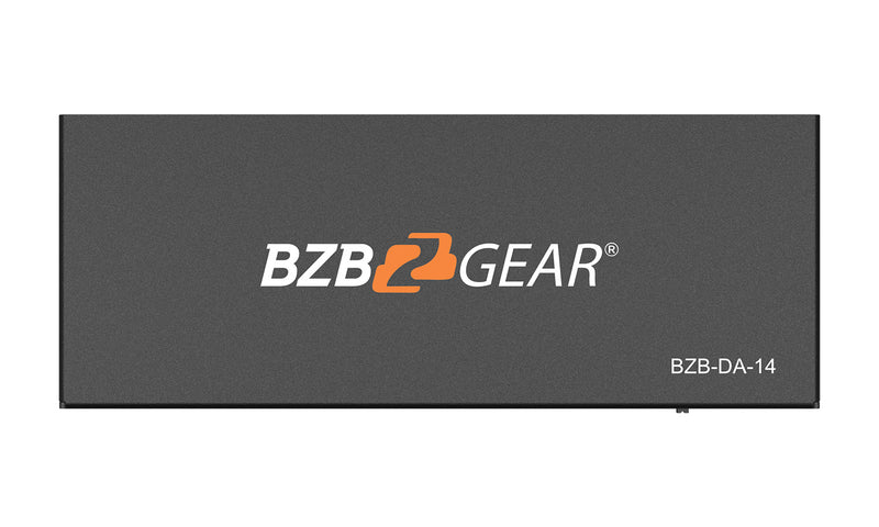 BZB Gear BG-DA-14 1x4 4K UHD HDMI Splitter With HDR And 3D Support