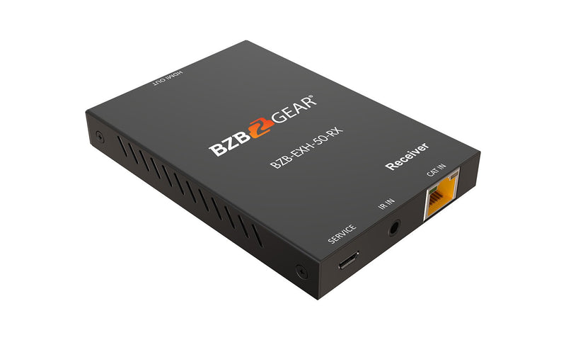 BZB Gear BZB-EXH-50 4K UHD HDMI Extender Over Cat5e/6 with PoC/IR/HDMI Loop Out