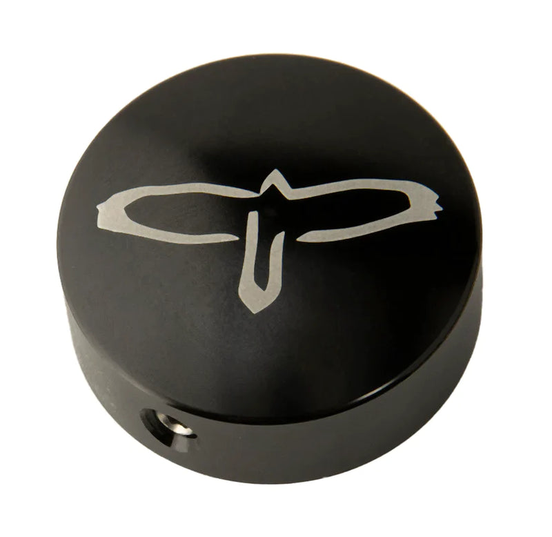 BOUTON PIEDS NUS PRS Logo Oiseau (Noir)